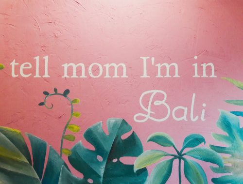Tell mom I'm in Bali