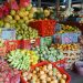 Grignotage, grignoter, perdre du poids, maigrir, fruits, légumes, marché Bali, coloré